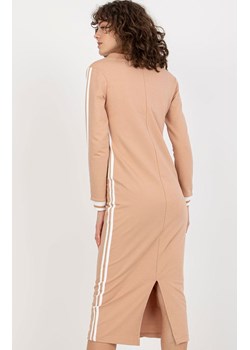 Bawełniane sukienki midi camelowa FA-SK-8297.18P, Kolor camel, Rozmiar L/XL, Fancy ze sklepu Intymna w kategorii Sukienki - zdjęcie 186649352