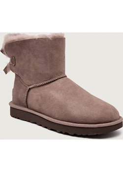UGG Śniegowce MINI BAILEY BOW II | shearling | zamsz ze sklepu Gomez Fashion Store w kategorii Śniegowce damskie - zdjęcie 186649890