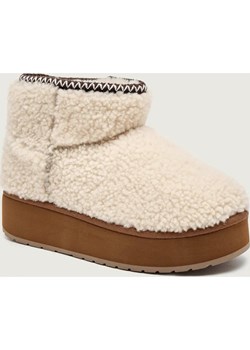 EMU Australia Śniegowce Stinger Micro Flatform Teddy | wełna ze sklepu Gomez Fashion Store w kategorii Śniegowce damskie - zdjęcie 186649892