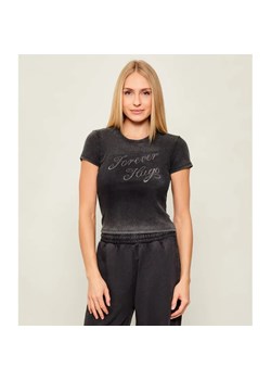 Hugo Blue T-shirt Dever_B | Slim Fit ze sklepu Gomez Fashion Store w kategorii Bluzki damskie - zdjęcie 186649943