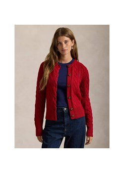POLO RALPH LAUREN Wełniany kardigan | Slim Fit | z dodatkiem kaszmiru ze sklepu Gomez Fashion Store w kategorii Swetry damskie - zdjęcie 186649961