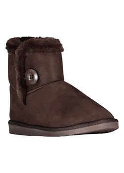 Geographical Norway Botki zimowe "Oprecieuse" w kolorze brązowym ze sklepu Limango Polska w kategorii Śniegowce damskie - zdjęcie 186651103