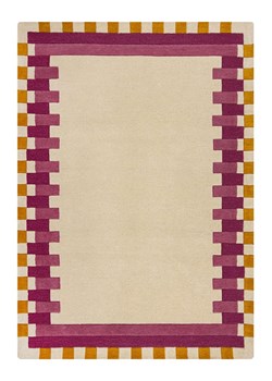 Flair Rugs Wełniany dywan &quot;Lois Scallop&quot; w kolorze kremowo-różowym ze sklepu Limango Polska w kategorii Dywany - zdjęcie 186651362