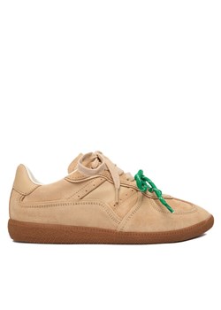 Sneakersy Nokwol August Beżowy ze sklepu eobuwie.pl w kategorii Buty sportowe damskie - zdjęcie 186652414