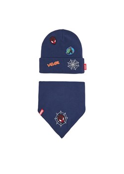 Zestaw Szalik i Czapka Spiderman Ultimate CEO-ACCCS-AW25-113SPRMV Granatowy ze sklepu eobuwie.pl w kategorii Czapki dziecięce - zdjęcie 186652442