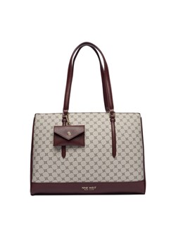 Torebka Nine West C-TANANA-KY253 Bordowy ze sklepu eobuwie.pl w kategorii Torby Shopper bag - zdjęcie 186652601