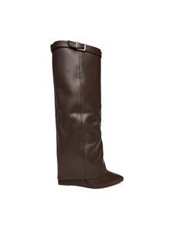 Kozaki Steve Madden Corenne SM11003418 Brązowy ze sklepu eobuwie.pl w kategorii Kozaki damskie - zdjęcie 186652761