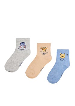 Skarpety długie Winnie The Pooh CEO-ACCCS-AW25-212WTP(3-PACK) Niebieski ze sklepu eobuwie.pl w kategorii Skarpetki dziecięce - zdjęcie 186652771