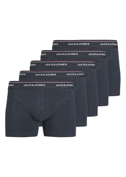 Jack & Jones Komplet 5 par bokserek Avery 12285184 Granatowy ze sklepu MODIVO w kategorii Majtki męskie - zdjęcie 186655161