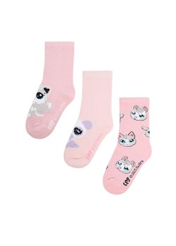 LITTLEST PET SHOP Skarpety krótkie CEO-ACCCS-AW25-327LPS(3-APCK) Różowy ze sklepu MODIVO w kategorii Skarpetki dziecięce - zdjęcie 186655174