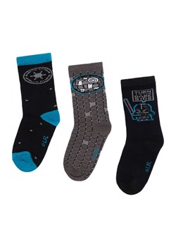 Star Wars Skarpety długie CEO-ACCCS-AW25-210SW(3-PACK) Czarny ze sklepu MODIVO w kategorii Skarpetki dziecięce - zdjęcie 186655213