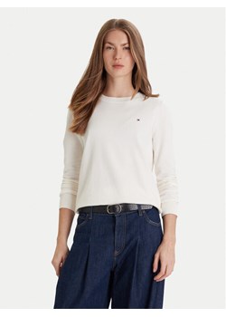 Tommy Hilfiger Sweter WW0WW44984 Biały Regular Fit ze sklepu MODIVO w kategorii Swetry damskie - zdjęcie 186655302