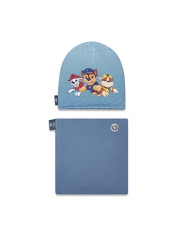Paw Patrol Komplet czapka i komin CEO-ACCCS-AW25-317PAW Niebieski ze sklepu MODIVO w kategorii Czapki dziecięce - zdjęcie 186655431