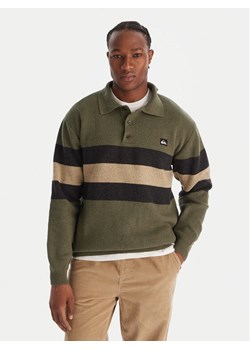 Quiksilver Sweter Cooper EQYSW03331 Zielony Regular Fit ze sklepu MODIVO w kategorii Swetry męskie - zdjęcie 186655474