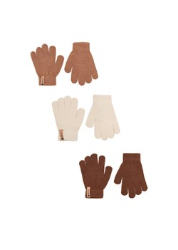 Beverly Hills Polo Club Rękawiczki CEO-ACCCS-BHPC-03(3-PACK) Brązowy ze sklepu MODIVO w kategorii Rękawiczki dziecięce - zdjęcie 186655543