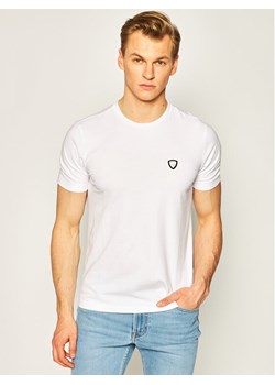 EA7 Emporio Armani T-Shirt 8NPTL7 PJ03Z 1100 Biały Regular Fit ze sklepu MODIVO w kategorii T-shirty męskie - zdjęcie 186655571