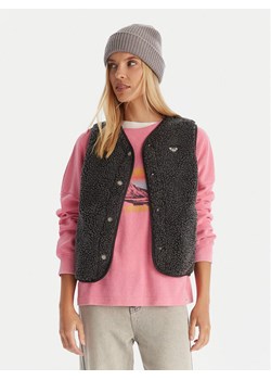 Roxy Bezrękawnik Iconic Twon Vest ERJPF03235 Szary Regular Fit ze sklepu MODIVO w kategorii Kamizelki damskie - zdjęcie 186655582