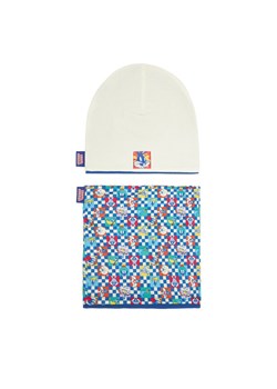 Looney Tunes Komplet czapka i komin CEO-ACCCS-AW25-203WBLT Écru ze sklepu MODIVO w kategorii Czapki dziecięce - zdjęcie 186655622