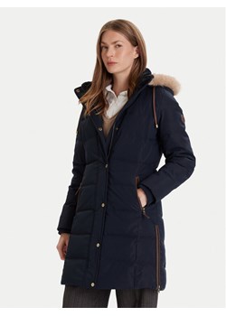 LAUREN RALPH LAUREN Płaszcz zimowy 297957509008 Granatowy Regular Fit ze sklepu MODIVO w kategorii Płaszcze damskie - zdjęcie 186655632