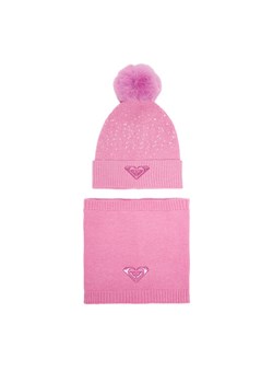 Roxy Komplet czapka i komin CEO-ROXY_ACCCS_08_AW2025 Różowy ze sklepu MODIVO w kategorii Czapki dziecięce - zdjęcie 186655670