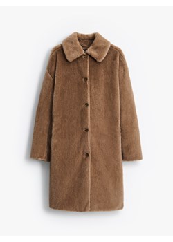 Mohito - Płaszcz oversize - brązowy ze sklepu Mohito w kategorii Płaszcze damskie - zdjęcie 186659072