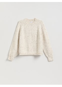 Reserved - Wzorzysty sweter - złamana biel ze sklepu Reserved w kategorii Swetry damskie - zdjęcie 186660754