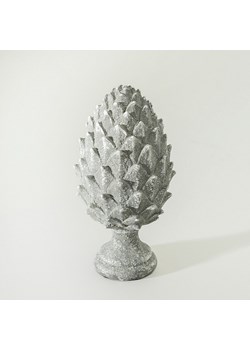 Figurka dekoracyjna Pinecone Grey 15x15x30 cm ze sklepu dekoria.pl w kategorii Dekoracje bożonarodzeniowe - zdjęcie 186661771