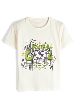 GATE Bawełniana koszulka z nadrukiem 8Y ze sklepu gateshop w kategorii T-shirty chłopięce - zdjęcie 186662091