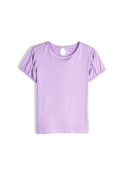 GATE Bawełniany T-shirt z bufiastymi rękawami 3Y ze sklepu gateshop w kategorii Bluzki dziewczęce - zdjęcie 186662471
