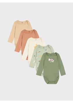 Sinsay - Body 5 pack - zielony ze sklepu Sinsay w kategorii Body niemowlęce - zdjęcie 186665340