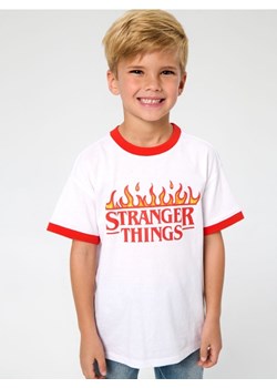 Sinsay - Koszulka z nadrukiem Stranger Things - biały ze sklepu Sinsay w kategorii T-shirty chłopięce - zdjęcie 186665354