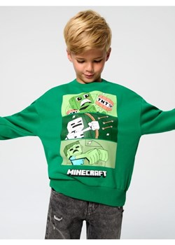 Sinsay - Bluza Minecraft - zielony ze sklepu Sinsay w kategorii Bluzy chłopięce - zdjęcie 186665462