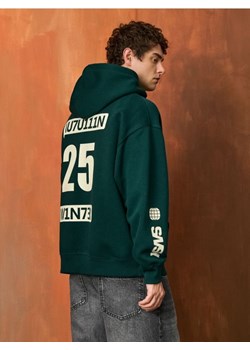 Sinsay - Bluza z kapturem - zielony ze sklepu Sinsay w kategorii Bluzy męskie - zdjęcie 186665713