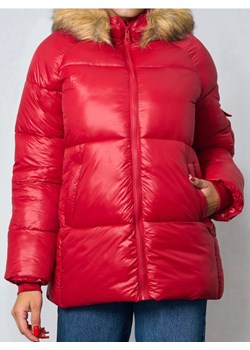 Sinsay - Pikowana kurtka puffer - czerwony ze sklepu Sinsay w kategorii Kurtki damskie - zdjęcie 186665732
