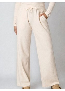 Sinsay - Spodnie wide leg basic - kremowy ze sklepu Sinsay w kategorii Spodnie damskie - zdjęcie 186665751