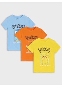 Sinsay - Koszulki 3 pack Pokémon - wielobarwny ze sklepu Sinsay w kategorii T-shirty chłopięce - zdjęcie 186665910
