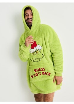 Sinsay - Snoodie z kapturem Grinch - zielony ze sklepu Sinsay w kategorii Piżamy męskie - zdjęcie 186669130