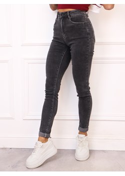 SPODNIE JEANSOWE SKINNY DLA WYSOKICH- SZARE ze sklepu olika.com.pl w kategorii Jeansy damskie - zdjęcie 186669504