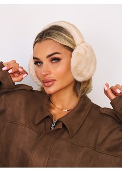 NAUSZNIKI FUTRZANE- BEŻOWE ze sklepu olika.com.pl w kategorii Nauszniki damskie - zdjęcie 186669512