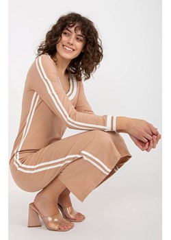 Bawełniane sukienki midi camelowa FA-SK-8297.18P, Kolor camel, Rozmiar L/XL, Fancy ze sklepu Intymna w kategorii Sukienki - zdjęcie 186671543