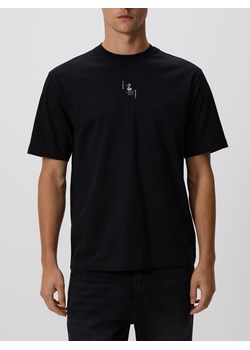 Reserved - T-shirt relaxed z nadrukiem na plecach - czarny ze sklepu Reserved w kategorii T-shirty męskie - zdjęcie 186672992