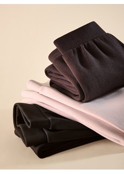 Reserved - Ocieplane legginsy - czarny ze sklepu Reserved w kategorii Spodnie dziewczęce - zdjęcie 186673454