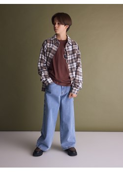 Reserved - Classic denim baggy - niebieski ze sklepu Reserved w kategorii Spodnie chłopięce - zdjęcie 186673482