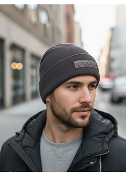 Sinsay - Czapka beanie z wiskozą - szary ze sklepu Sinsay w kategorii Czapki zimowe męskie - zdjęcie 186674194