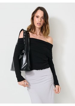Sinsay - Torba z przelotkami - czarny - id: 323GK-99X - marki Sinsay - 186674201 Sinsay - Torba z przelotkami - czarny ze sklepu Sinsay w kategorii Torebki damskie - zdjęcie 186674201