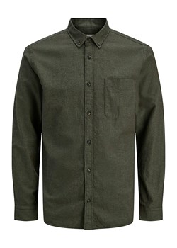 Jack &amp; Jones Koszula - Slim fit - w kolorze khaki ze sklepu Limango Polska w kategorii Koszule męskie - zdjęcie 186675294