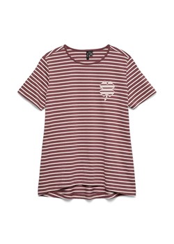 Vero Moda Koszulka w kolorze bordowym ze sklepu Limango Polska w kategorii Bluzki damskie - zdjęcie 186675323