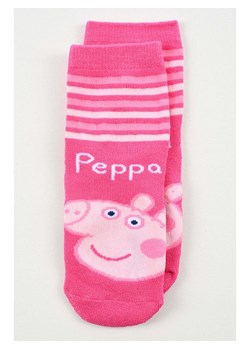 Peppa Pig Skarpety antypoślizgowe &quot;Świnka Peppa&quot; w kolorze różowym ze sklepu Limango Polska w kategorii Skarpetki dziecięce - zdjęcie 186675952