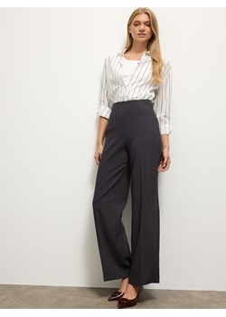 Mohito - Szare spodnie wide leg - szary ze sklepu Mohito w kategorii Spodnie damskie - zdjęcie 186677052