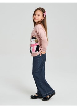 Sinsay - Jeansy wide leg - granatowy - id: 282GQ-59J - marki Sinsay - 186679501 Sinsay - Jeansy wide leg - granatowy ze sklepu Sinsay w kategorii Spodnie dziewczęce - zdjęcie 186679501